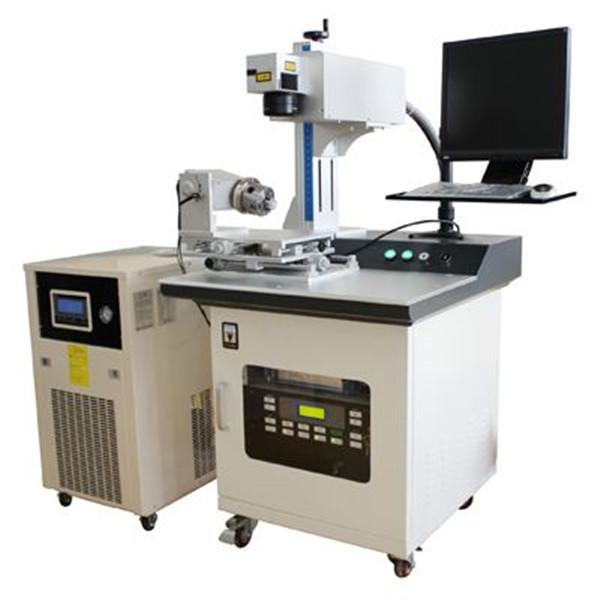 Full Automatic Glass Laser Engraving Machine 3W / 5W Water Cooling