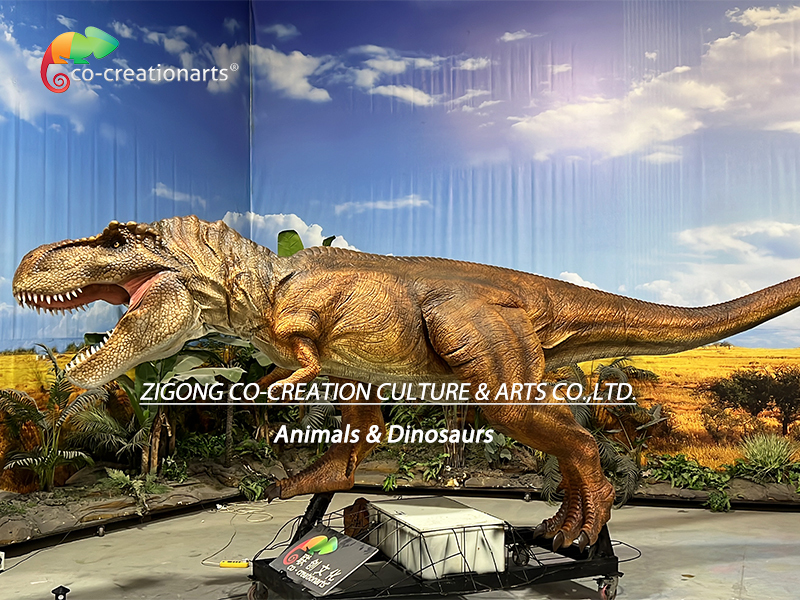 Lifelike Animatronic T Rex Dinosaur With Realistic Movements For Theme Parks And Exhibitions