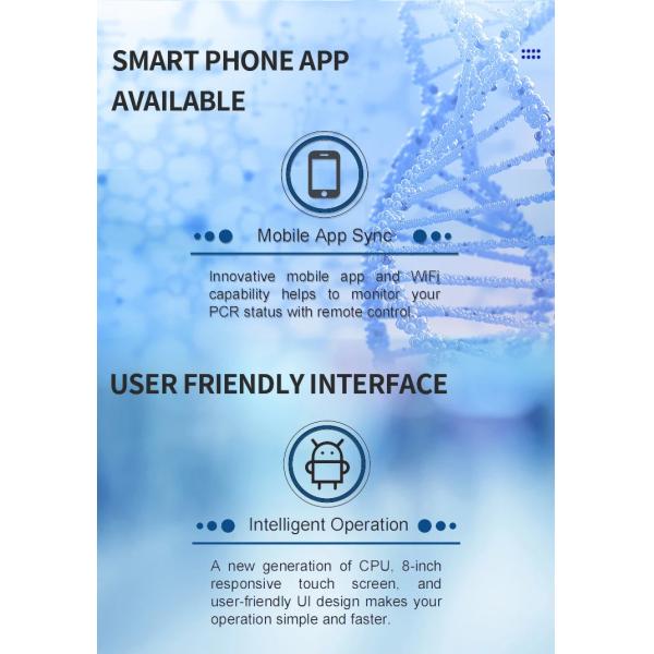 Medical Gradient Thermal Cycler for PCR Genes Life Science Equipments Automatic Hot-lid