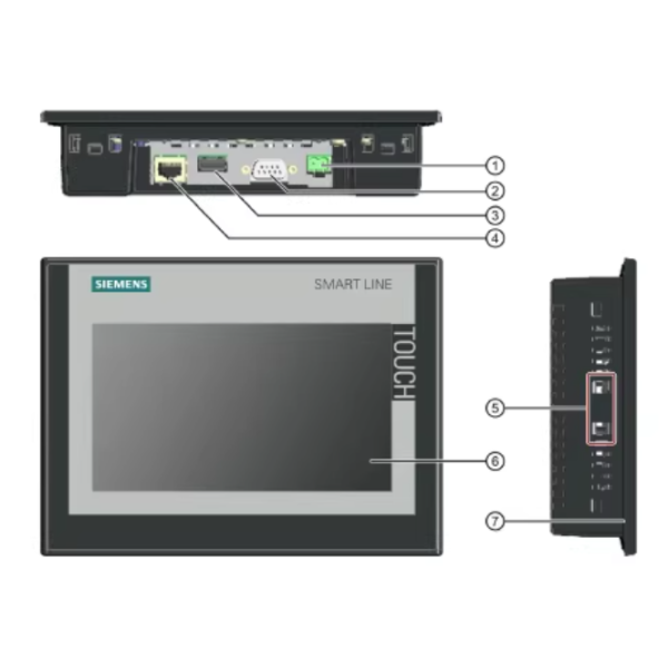 6AV2124-0MC24-1AX0 TP1200 Comfort INOX 12.1 Inches PROFINET