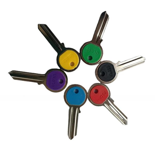 Multi Colors UL050 Universal Brass Material Plastic Head Door Key Blank by Customized