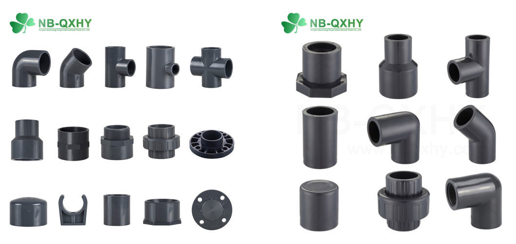Круглоугольная серая труба из ПВХ для водоснабжения DIN Standard Pn10 Pn16