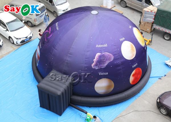 Tente gonflable de dôme du thème 8M de planètes d'astronomie