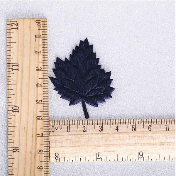 Dark Blue Christmas Party Crafts Diy Ultrasonic Embossing Maple Leaf Ornament