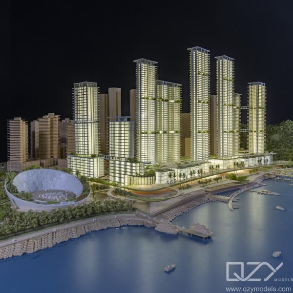 JKP 1: 500 Modelo de projeto de Yantian Modelos de edifícios em miniatura personalizáveis