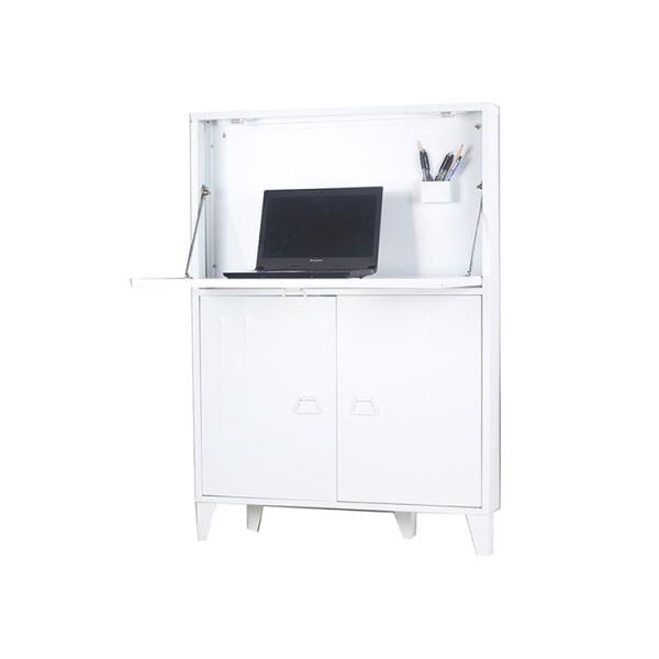 France Style Home Steel PC Desk Metal Home Storage Furniture