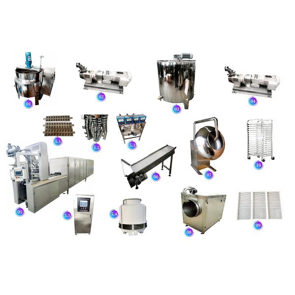 Производственная линия фруктового желе мягкого 3D резинки VC Candy Production Machine 600kg/H