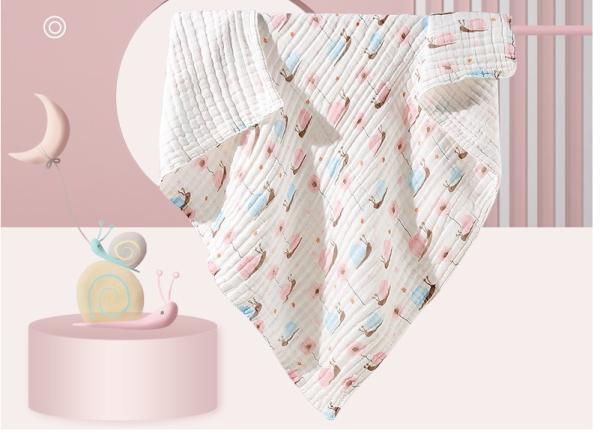 A cópia animal o crepe tecido imprimiu confortável macio de Gauze Fabric 100m/rolo