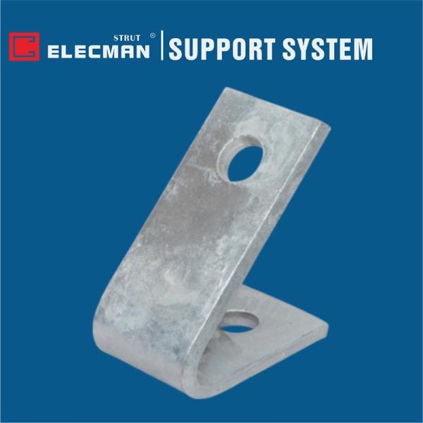Conectores fechados galvanizados eletro do suporte de ângulo dos encaixes do ângulo do suporte da calha de aço