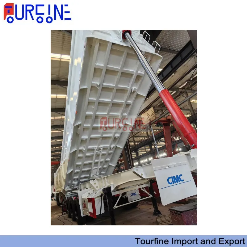 3 Axle 80 Ton Heavy Duty Dump Semi Trailer for Coal Stone and Aggregate Transport