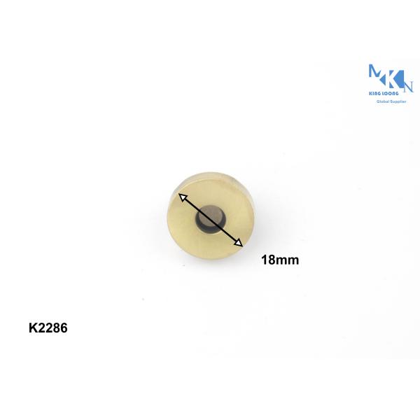 Bag Fasteners Closures , Magnetic Snap Closures For Bags Brush Anti - Brass