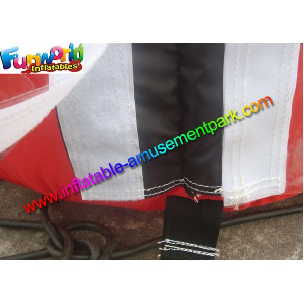 Уф--обработанный PVC покрыл шатер партии нейлона напольный раздувной красный/черноту