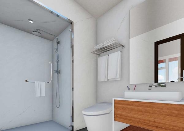 Casa de madeira modular do Cubby das casas L8.634*W5.186*H3.615m da casa pré-fabricada ornamentado