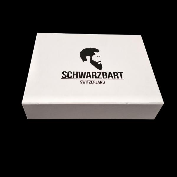 White Book Shaped Box Black Stamping Logo Magnet Closure With EVA Foam Insert