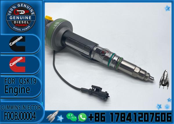Original F00BJ00004 F00BJ00005 Fuel Injector 2867149 2882079 with Short Cable QSK19T3 Auto Parts