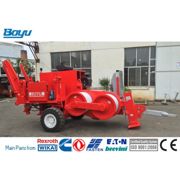 Stringing Equipment Hydraulic Cable Puller With Cummins Engine