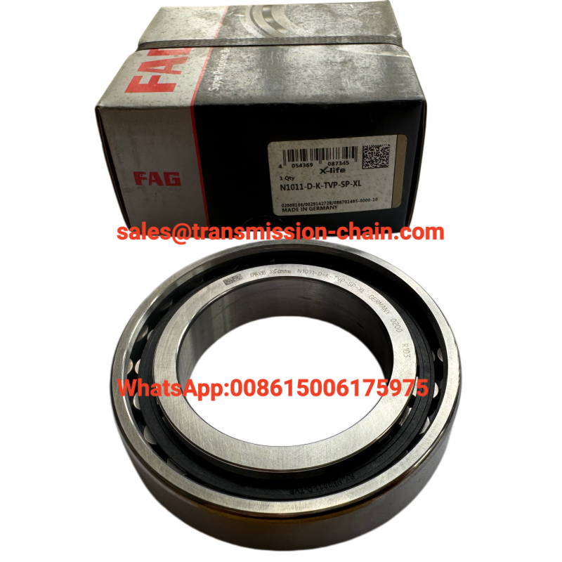 Hot Sale N1011 Precision Spindle Bearing FAG N1011-D-K-TVP-SP-XL Cylindrical Roller Bearing 55x90x18mm