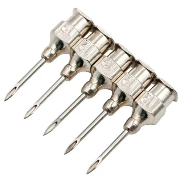 16G 18G Стальные ветеринарные гиподермические иглы одноразовое применение