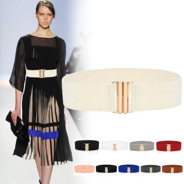 Женщин одежды пояса Cinch голубого фермуара поясы эластичных маскарадные