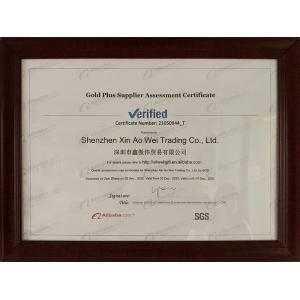 Shenzhen Xin Ao Wei Trading Co., Ltd. Сертификации