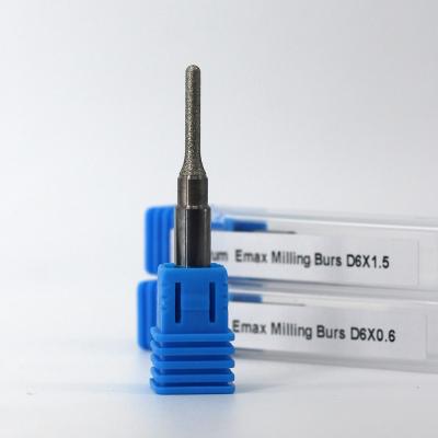 Coroa dental do metal que corta as ferramentas de Burs Arum que moem Burs
