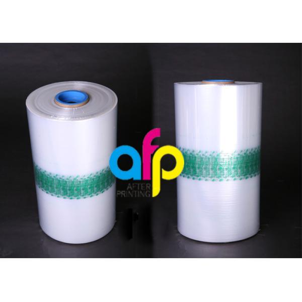 Custom Printing POF Clear Shrink Film , Transparent Centerfold Shrink Film