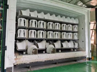 Tunnel kiln high output modular firing sanitary ware toilet kiln