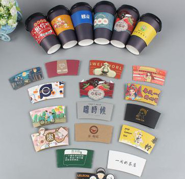 QS 135gsm-350gsm Disposable Coffee Cup Holder ECO Friendly