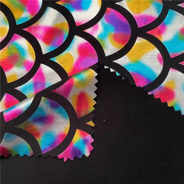 Breathable 220gsm Sports Clothing Fabric Thermo Printed 100D 40D 155cm