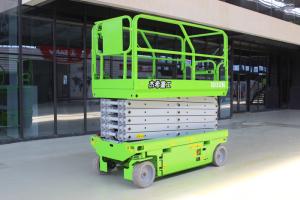 1 Man Electric Scaffold Lifts , Aerial Work Platform Scissor Lift Machine