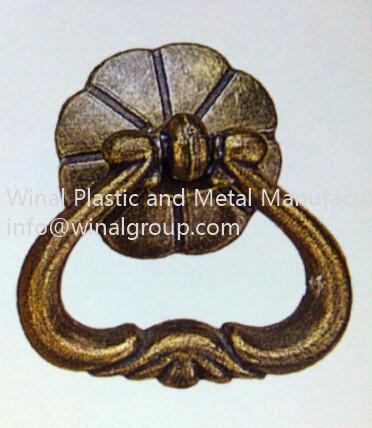 Antique brass door ring handle,L55mm*W48mm,cabinet ring handle,door hardware accessories.