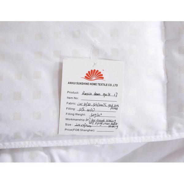 200x230cm Oeko Tex Jacquard Duck Down Duvet