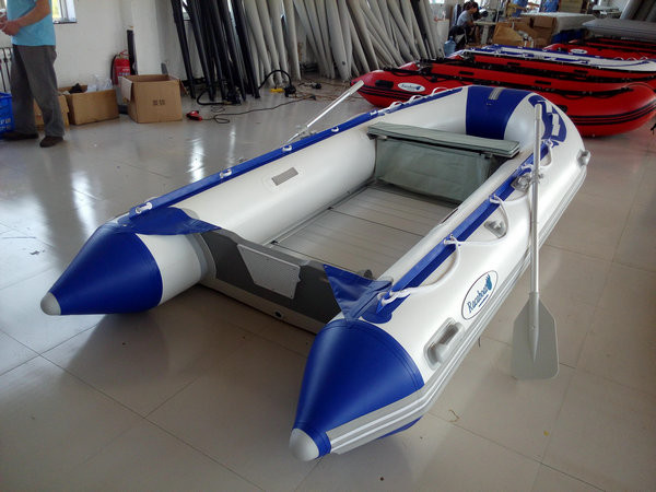 Cold Welding 5 Persons Foldable Inflatable Boat Inflatable Sailing Dinghy plywood floor