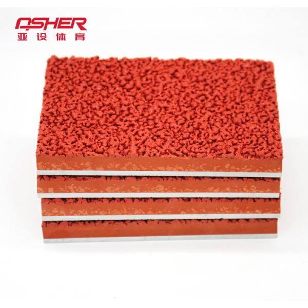 Mixed-Structure Plastic Running Track with PU and EPDM Particles High Performance Hybrid Athletic Track for Professional Use