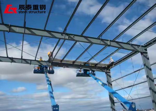 Large Span Prefab Steel Structure Hangar Warehouse For Airplane Hangar