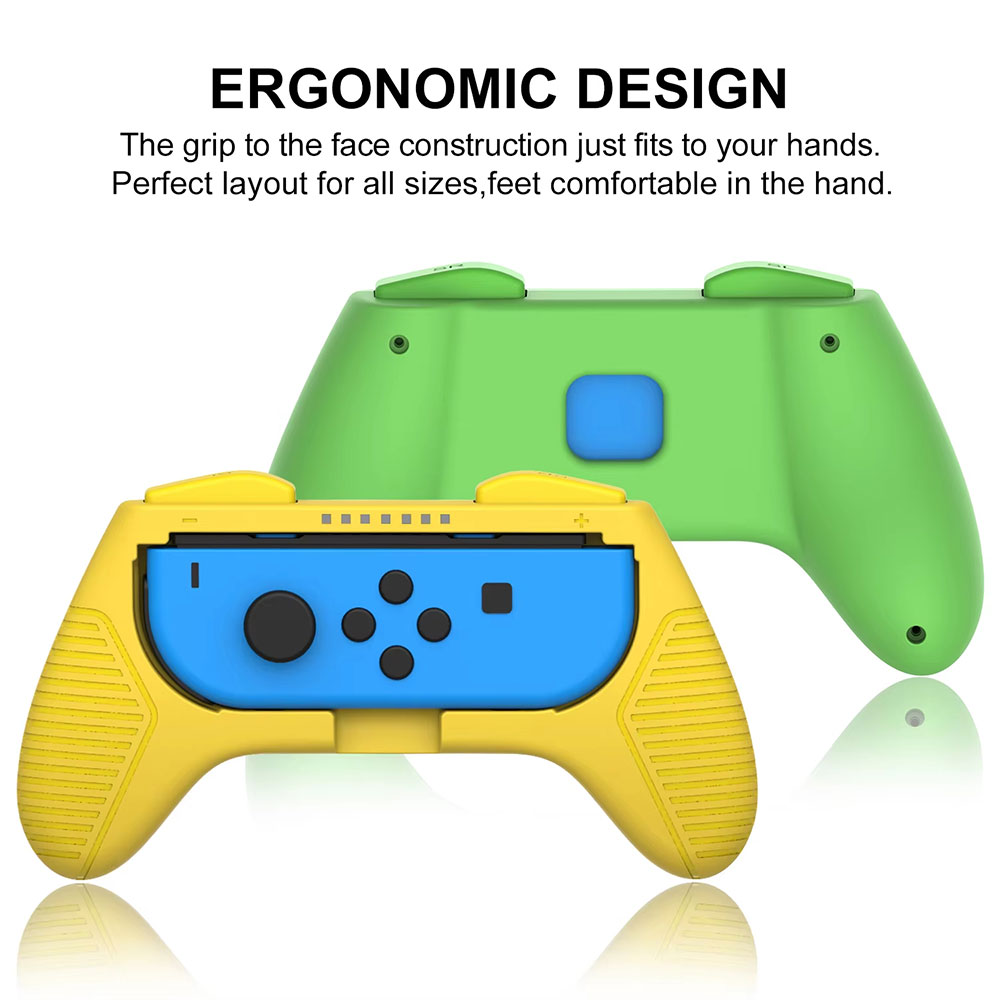 Laudtec Grip Kit Protective Cover for Switch Joycon 360 Anti-Fall Shockproof Shell Slim Lightweight Soft Skin Friendly Yxj15