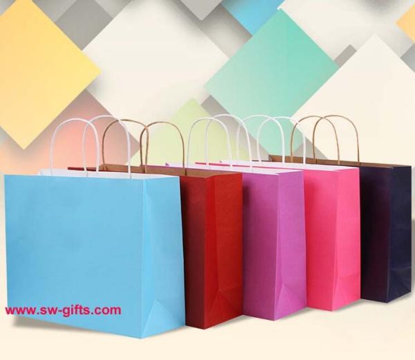 Multicolor Recyclable Kraft Paper Luxury Party Gifts Bag With Handles Cheap Bag Paper Bag