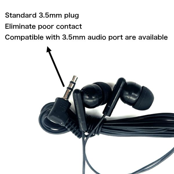 3.5mm Handsfree Earphone Universal Wire Earbud Headphone With Microphone for Phone Style on-ear Sensitivity 104±10%DB