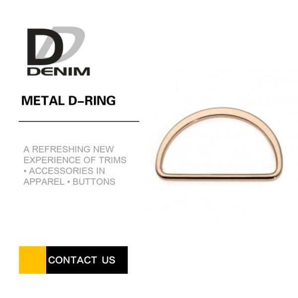 Luggage Leather Bag D Ring Belt Buckle 1.5cm-5cm With Customized Engraved Logo