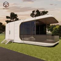Casas de contêineres de cápsulas espaciais modulares pré-fabricadas