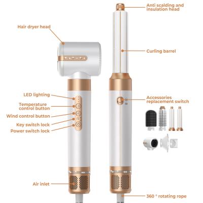 White Multi Functional Revair Hair Styler Travel Heated Rollers Styling Tools