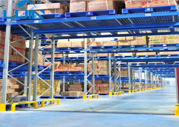 Workshop Pallet Racking Systems , Bridge Type Heavy Duty Storage Shelves