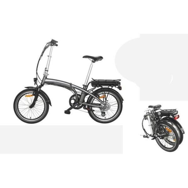 Max Distance 70km Folding Electric Bikes For Adults Rear Motor 36V 250W