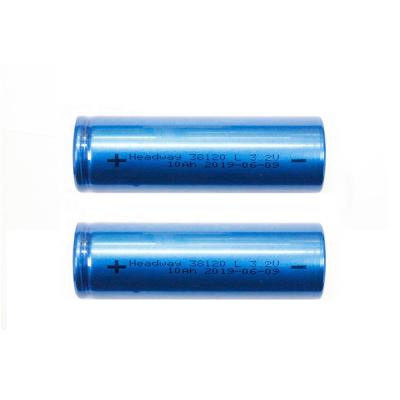 Headway 38120L 3.2V 10Ah Lithium Battery Rechargeable LiFePO4 Cell