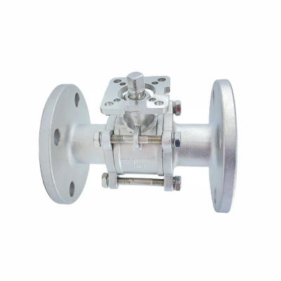 3PC Alta plataforma válvula de esferas de flange industrial modelo N.O. Q41F para temperatura normal