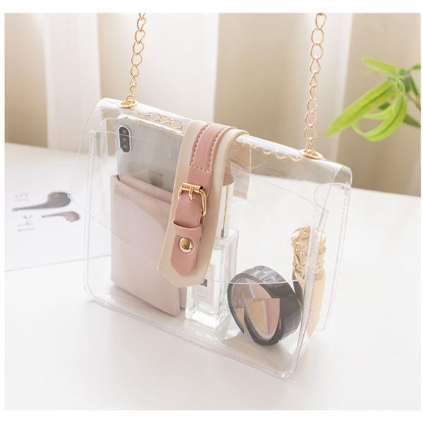 Сумка студня PVC ясности лета прозрачная