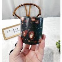 Plum Blossom Jade Marble Drinking Cups Marble Espresso Cups Durable With Polished Surface