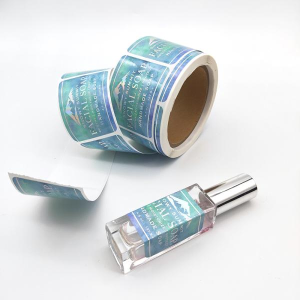 Custom Sticker Paper Daily Chemical Bottle Label Sticker Clear Waterproof PVC Adhesive Packaging