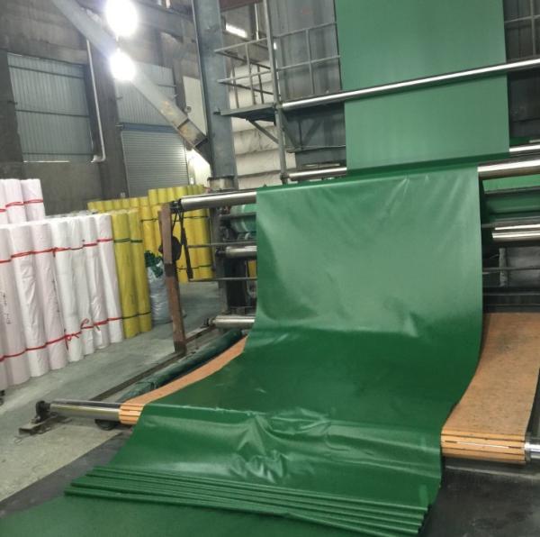 Knitted PVC Tarpaulin Fabric For Tent , Truck Cover And Sunshade