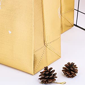 Reusable Grocery Bag Tote Bag With Handle,Non-woven Fashionable Present Bag Gift Bag,Goodies Bag Shopping Bag,Promotiona